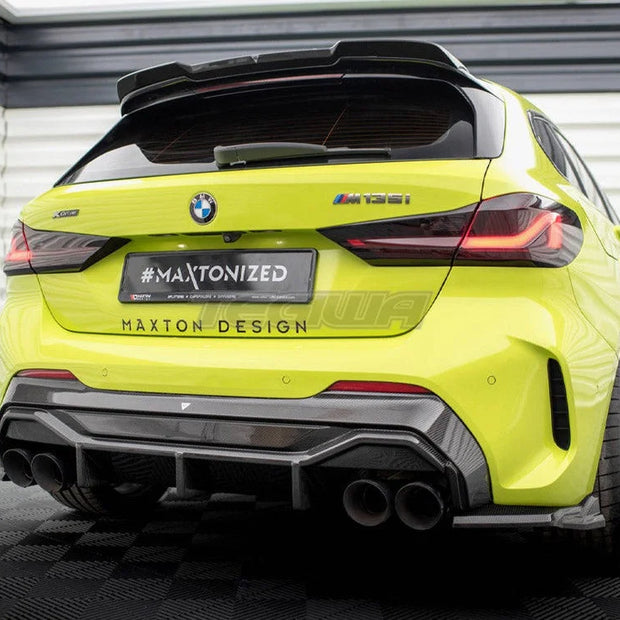 Maxton Design Carbon Fiber Rear Diffuser V.1 BMW 1-Series F40 M-Pack M135i
