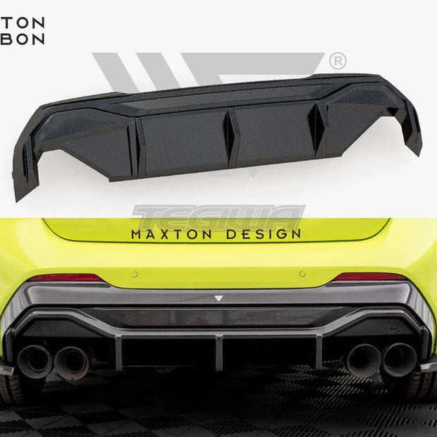 Maxton Design Carbon Fiber Rear Diffuser V.1 BMW 1-Series F40 M-Pack M135i