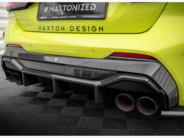 Maxton Design Carbon Fiber Rear Diffuser V.1 BMW 1-Series F40 M-Pack M135i