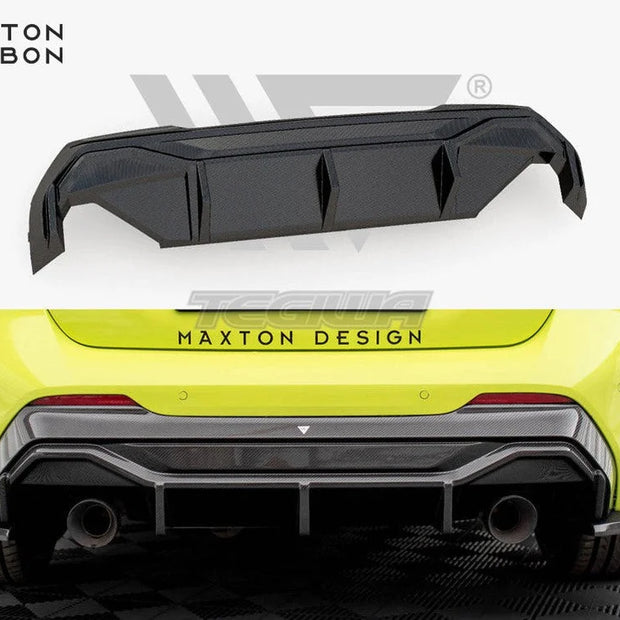 Maxton Design Carbon Fiber Rear Diffuser V.2 BMW 1-Series F40 M-Pack M135i