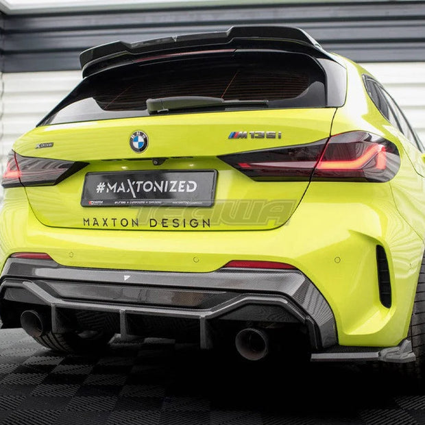 Maxton Design Carbon Fiber Rear Diffuser V.2 BMW 1-Series F40 M-Pack M135i