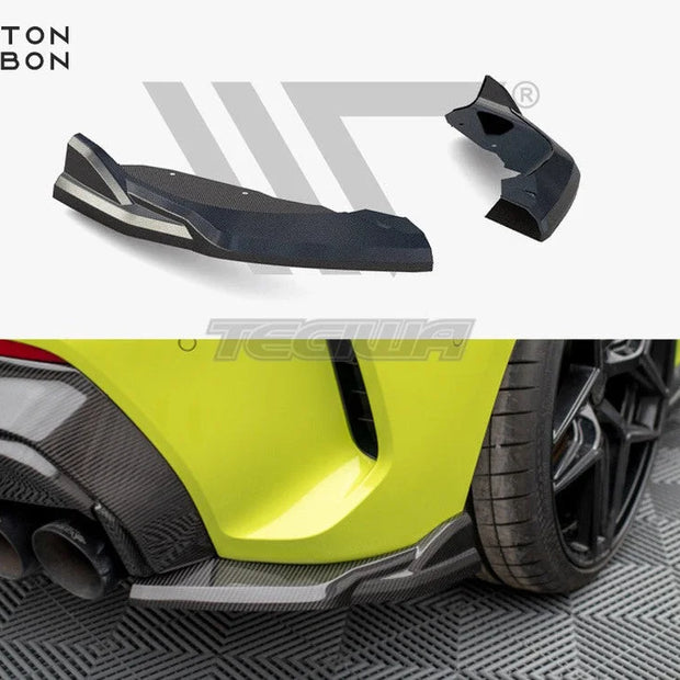 Maxton Design Carbon Fiber Rear Side Splitters BMW 1-Series F40 M-Pack M135i
