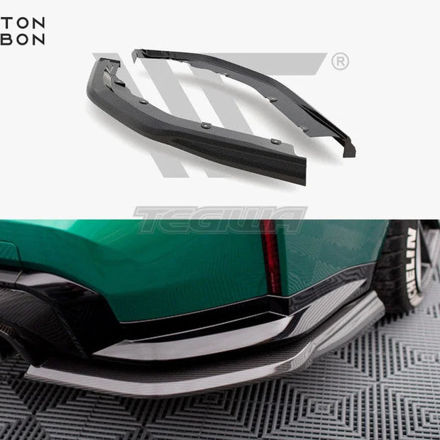 Maxton Design Carbon Fiber Rear Side Splitters BMW M3 G80