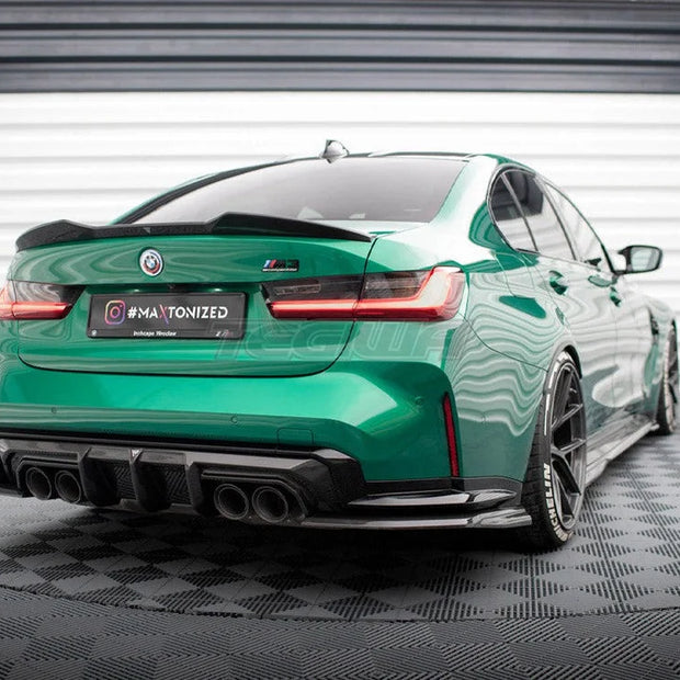 Maxton Design Carbon Fiber Rear Side Splitters BMW M3 G80