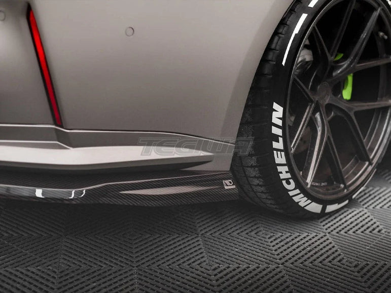 Maxton Design Carbon Fiber Rear Side Splitters BMW M4 G82