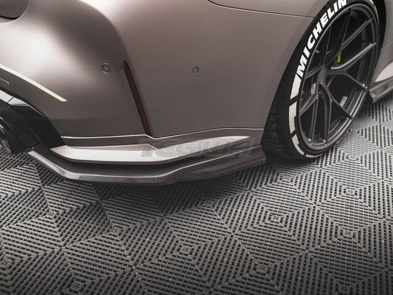 Maxton Design Carbon Fiber Rear Side Splitters BMW M4 G82