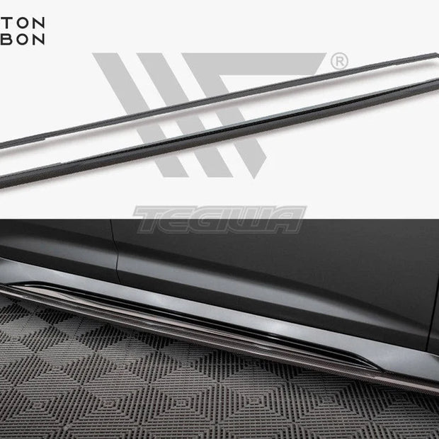 Maxton Design Carbon Fiber Side Skirts Audi RS6 C8 RS7 C8