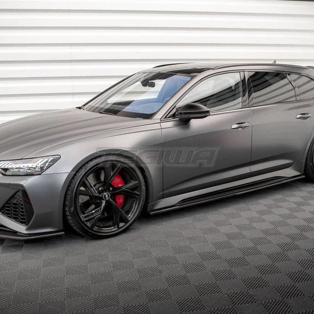 Maxton Design Carbon Fiber Side Skirts Audi RS6 C8 RS7 C8