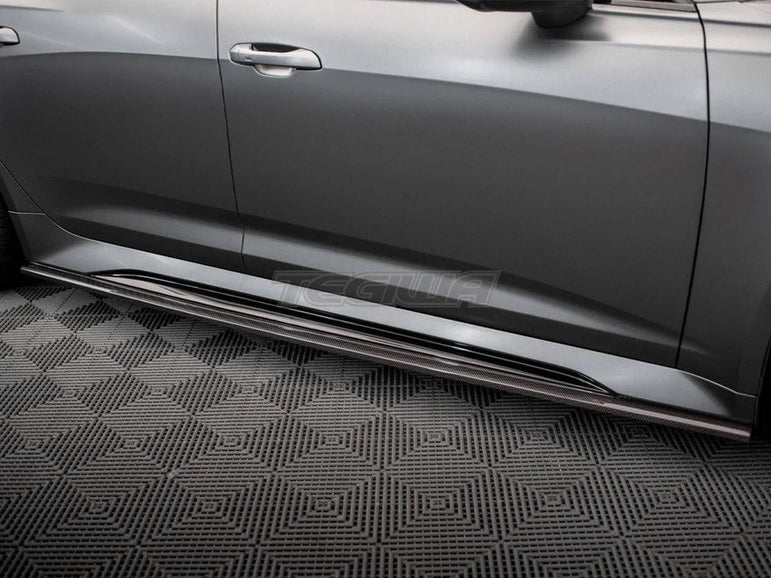 Maxton Design Carbon Fiber Side Skirts Audi RS6 C8 RS7 C8