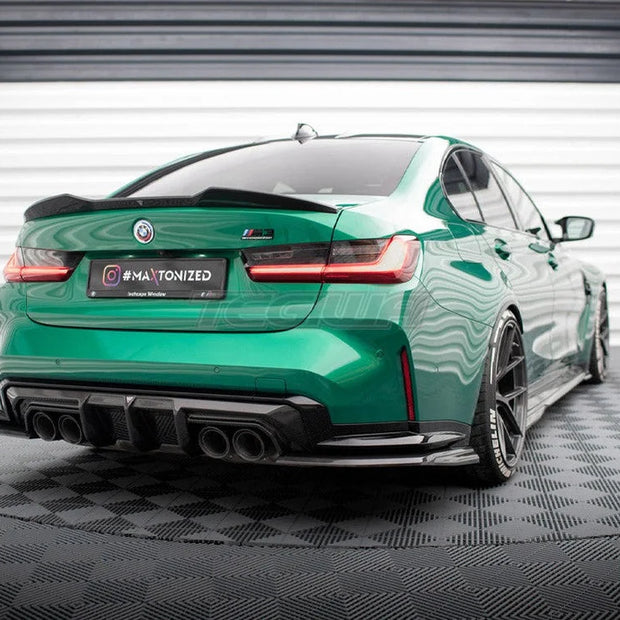 Maxton Design Carbon Fiber Tailgate Spoiler BMW M3 G80