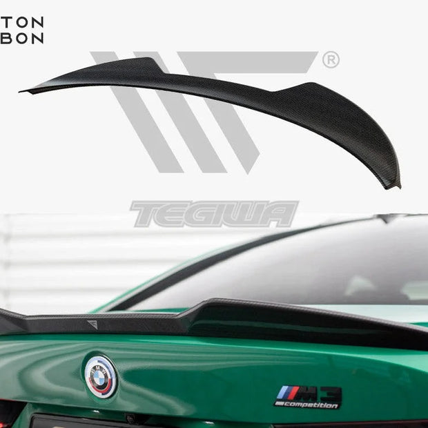 Maxton Design Carbon Fiber Tailgate Spoiler BMW M3 G80