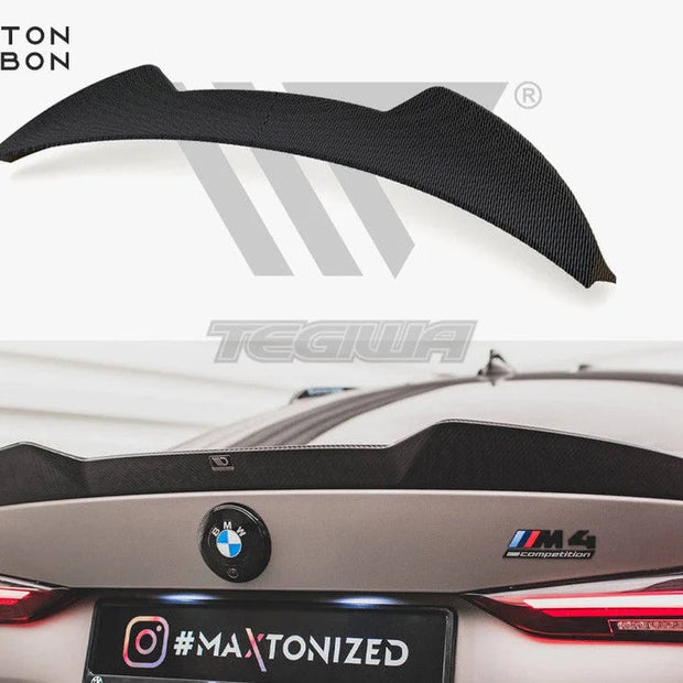 Maxton Design Carbon Fiber Tailgate Spoiler BMW M4 G82