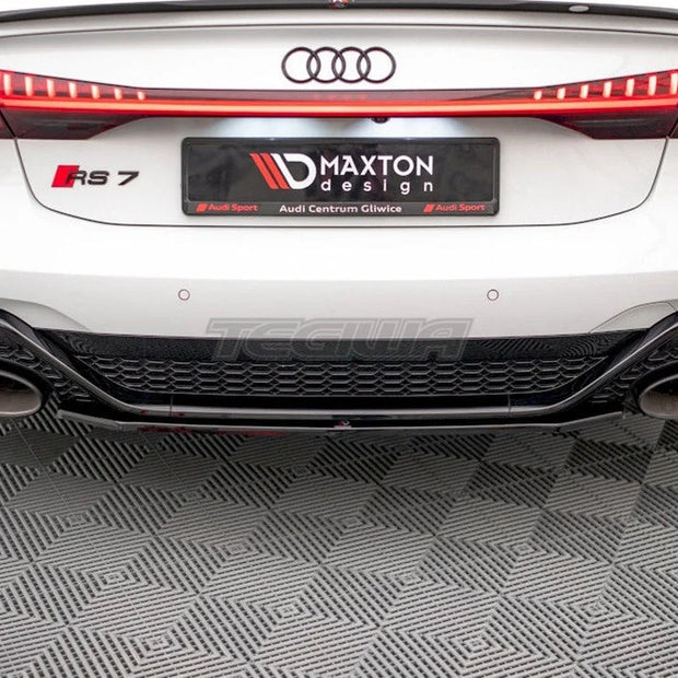 Maxton Design Central Rear Splitter Audi RS6 C8 RS7 C8 2019-