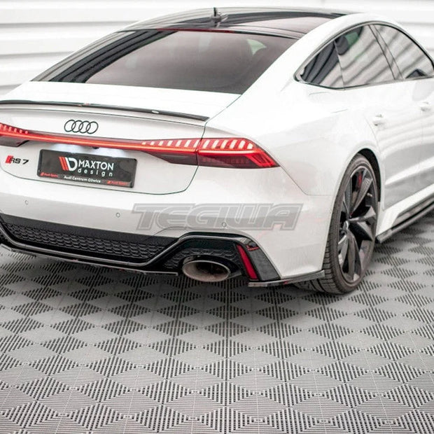Maxton Design Central Rear Splitter Audi RS6 C8 RS7 C8 2019-