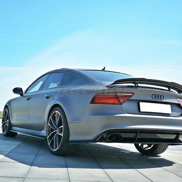 Maxton Design Central Rear Splitter Audi RS7 C7 Facelift 14-17