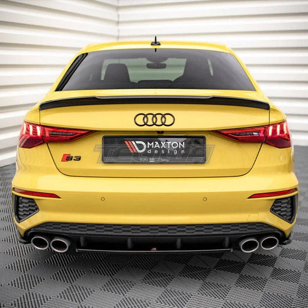 Maxton Design Central Rear Splitter Audi S3 Sedan 8Y 2020-