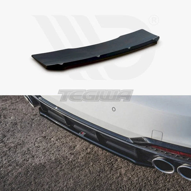 Maxton Design Central Rear Splitter Audi S5 Sportback F5 Facelift 2019-