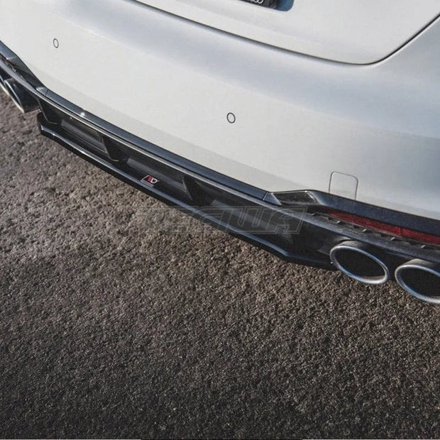 Maxton Design Central Rear Splitter Audi S5 Sportback F5 Facelift 2019-
