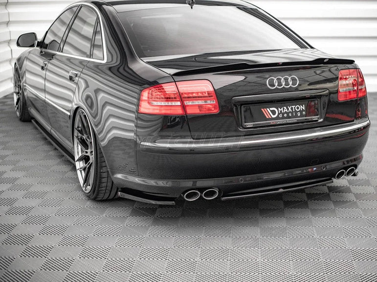 Maxton Design Central Rear Splitter Audi S8 D3 09-10