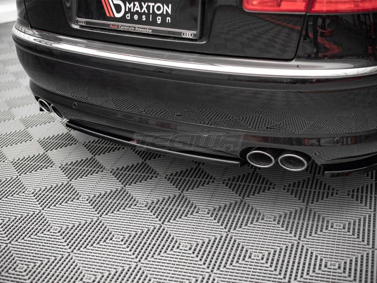 Maxton Design Central Rear Splitter Audi S8 D3 09-10