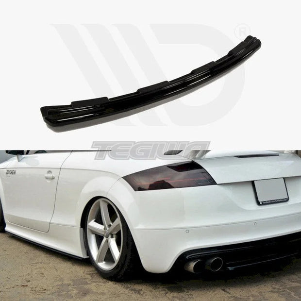 Maxton Design Central Rear Splitter Audi TT S 8J With A Vertical BAR 2098-13