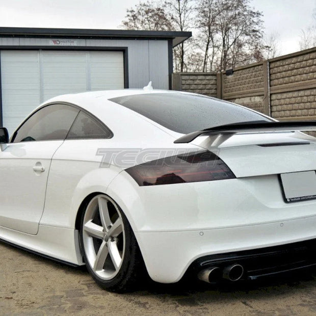 Maxton Design Central Rear Splitter Audi TT S 8J With A Vertical BAR 2098-13