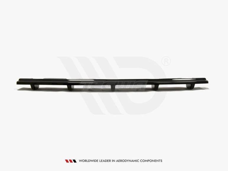 Maxton Design Central Rear Splitter BMW 5-Series F11 M-pack Fits TWO Single Exhaust Ends