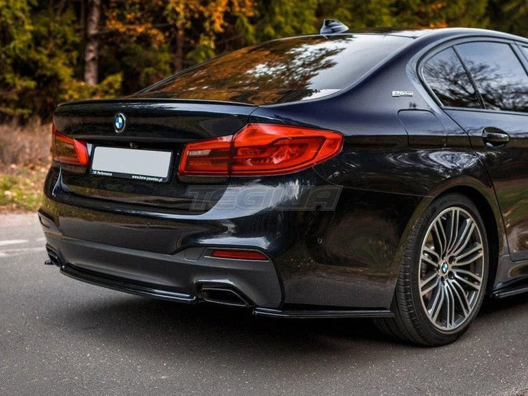 Maxton Design Central Rear Splitter BMW 5-Series G30 G31 M-sport 17-20