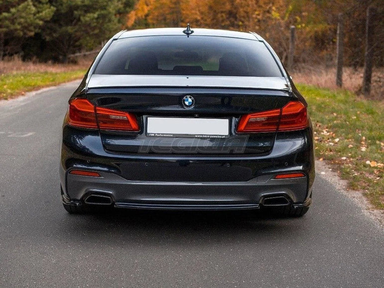 Maxton Design Central Rear Splitter BMW 5-Series G30 G31 M-sport 17-20
