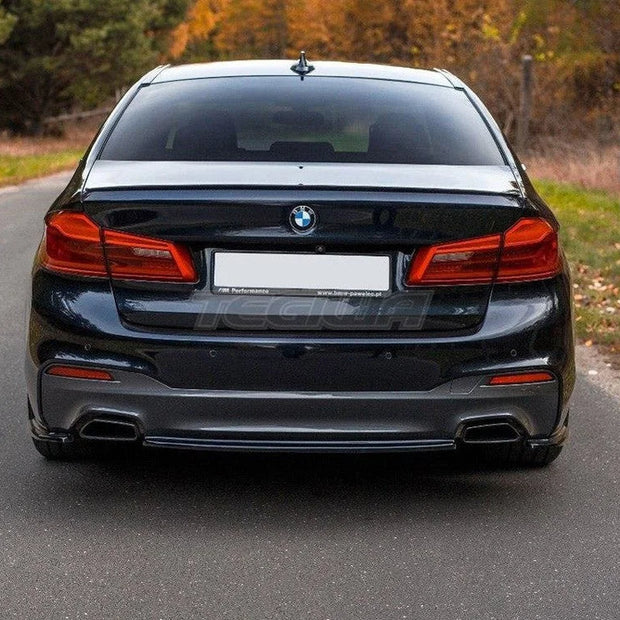 Maxton Design Central Rear Splitter BMW 5-Series G30 G31 M-sport 17-20