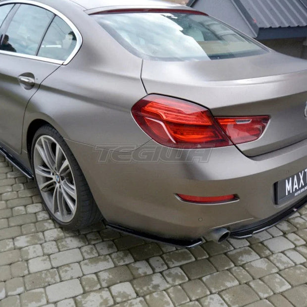 Maxton Design Central Rear Splitter BMW 6-Series Gran Coupe 12-14