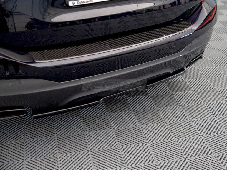 Maxton Design Central Rear Splitter BMW 6-Series GT G32 M-pack 2017-