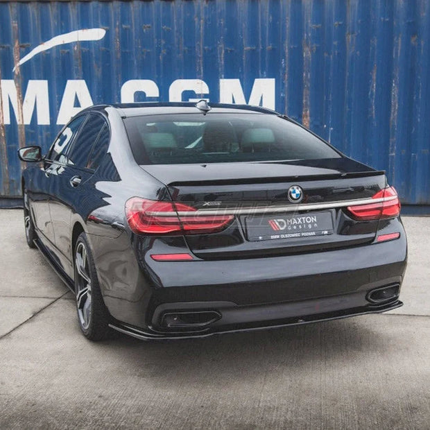 Maxton Design Central Rear Splitter BMW 7-Series M-pack G11 01-18