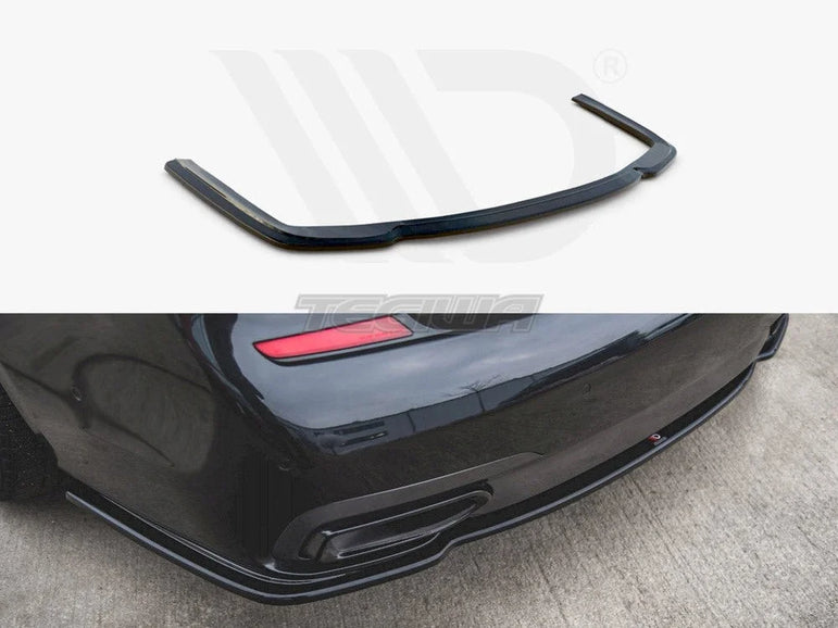Maxton Design Central Rear Splitter BMW 7-Series M-pack G11 01-18