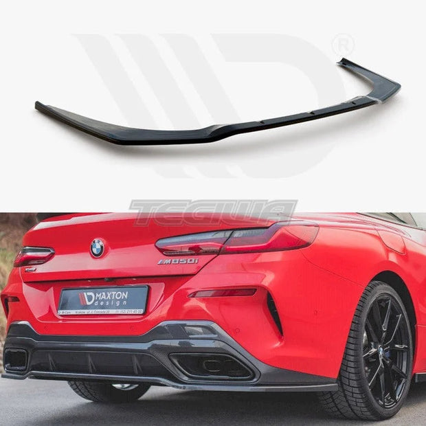 Maxton Design Central Rear Splitter BMW 8-Series Coupe M-pack G15 2018-