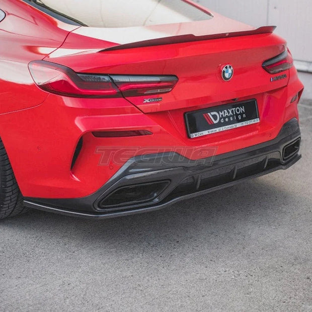Maxton Design Central Rear Splitter BMW 8-Series Coupe M-pack G15 2018-
