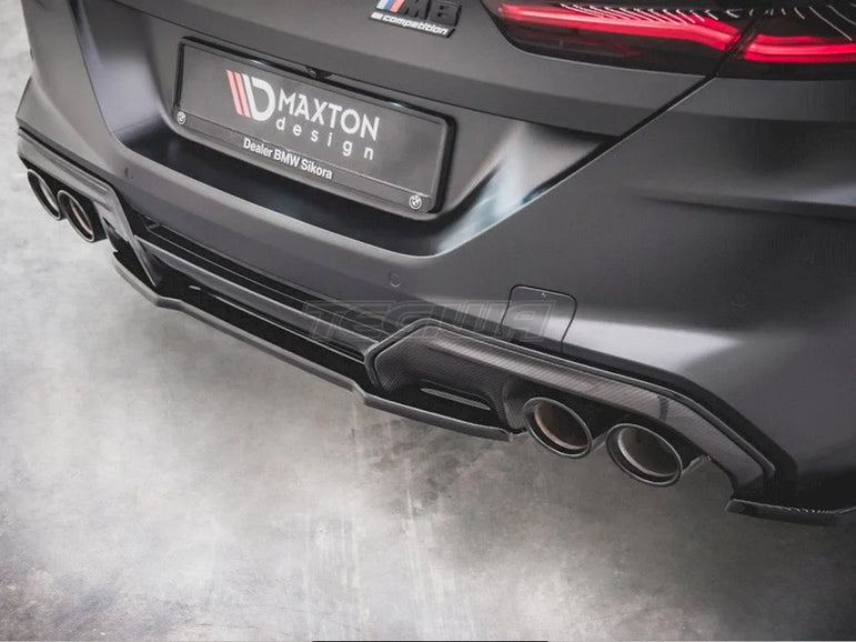 Maxton Design Central Rear Splitter BMW M8 GRAN Coupe F93 2019-