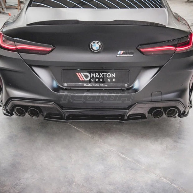 Maxton Design Central Rear Splitter BMW M8 GRAN Coupe F93 2019-
