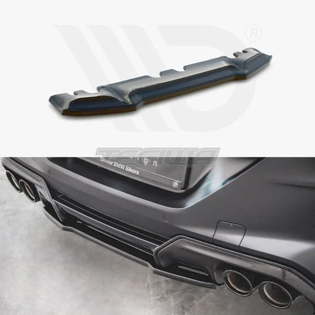 Maxton Design Central Rear Splitter BMW M8 GRAN Coupe F93 2019-