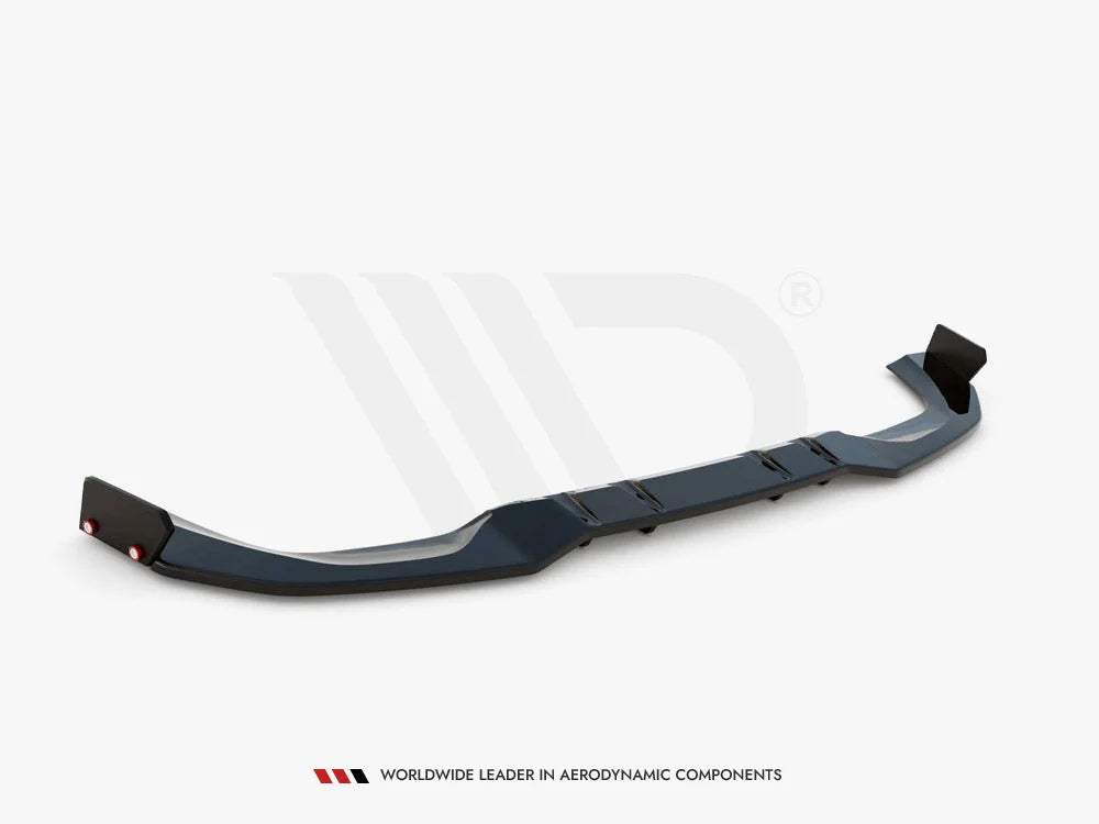 Maxton Design Central Rear Splitter +flaps Mercedes AMG A45 S 2019-