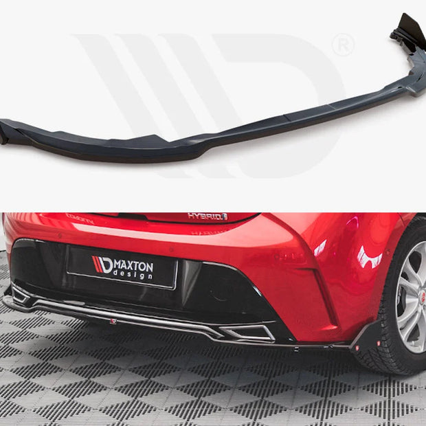 Maxton Design Central Rear Splitter +flaps Toyota Corolla GR Sport Hatchback XII 2019-