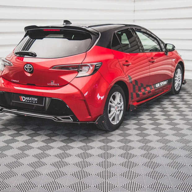 Maxton Design Central Rear Splitter +flaps Toyota Corolla GR Sport Hatchback XII 2019-