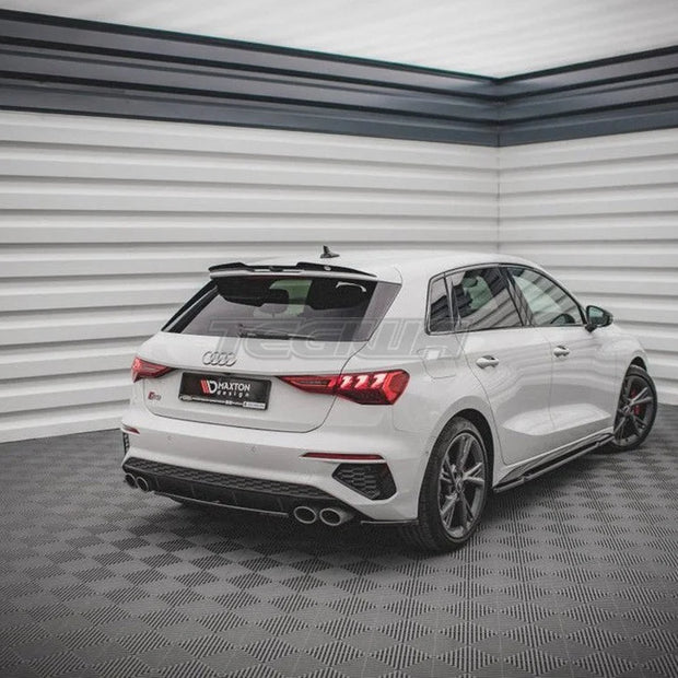 Maxton Design Central Rear Splitter For Audi S3 8Y 2020-