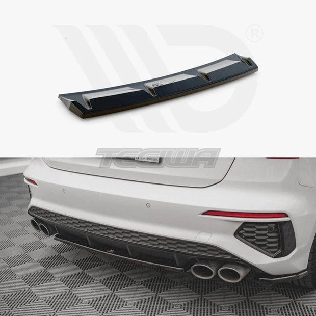 Maxton Design Central Rear Splitter For Audi S3 8Y 2020-