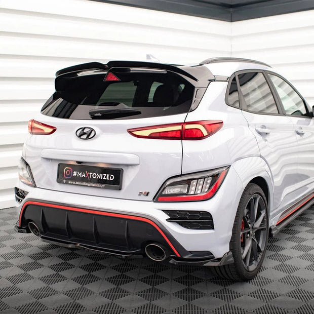 Maxton Design Central Rear Splitter Hyundai Kona N Mk1