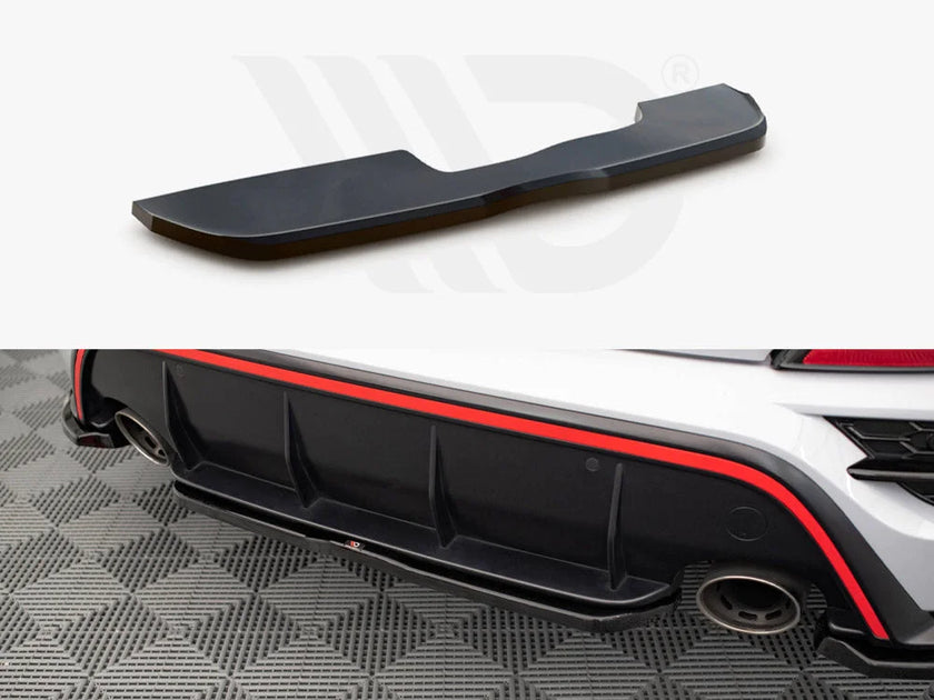 Maxton Design Central Rear Splitter Hyundai Kona N Mk1