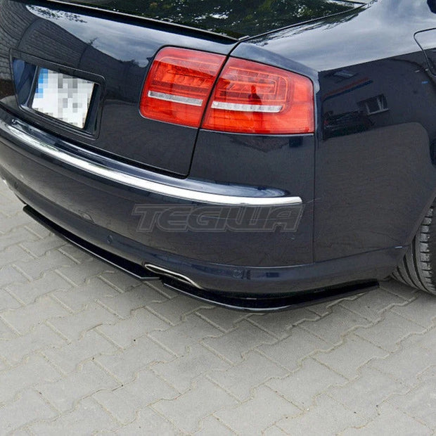 Maxton Design Central Rear Splitter NO Vertical Bars Audi S8 D3 09-10