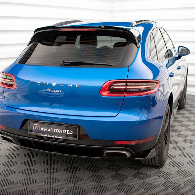 Maxton Design Central Rear Splitter Porsche Macan Mk1