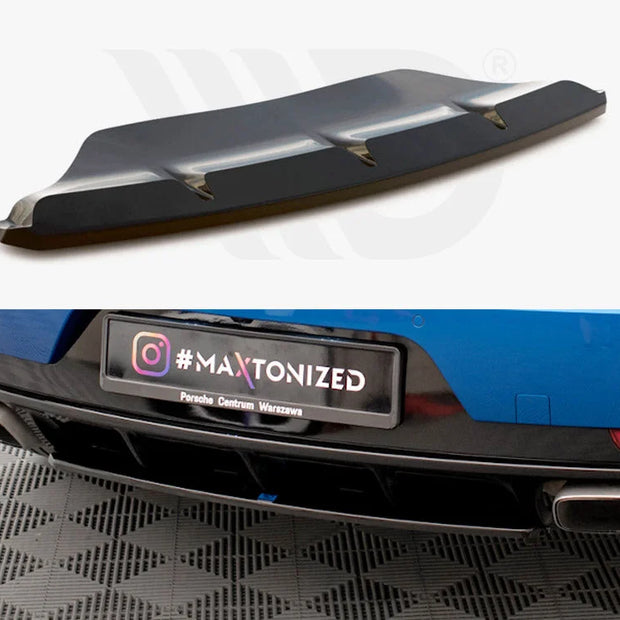 Maxton Design Central Rear Splitter Porsche Macan Mk1