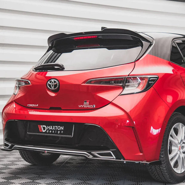 Maxton Design Central Rear Splitter Toyota Corolla GR Sport Hatchback XII 2019-